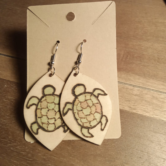 Turtle Earrings.